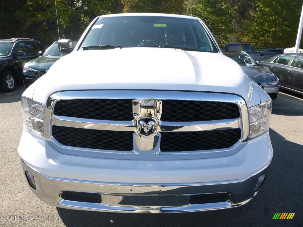 2019 1500 Classic Tradesman Quad Cab 4x4 - Bright White / Black/Diesel Gray photo #9