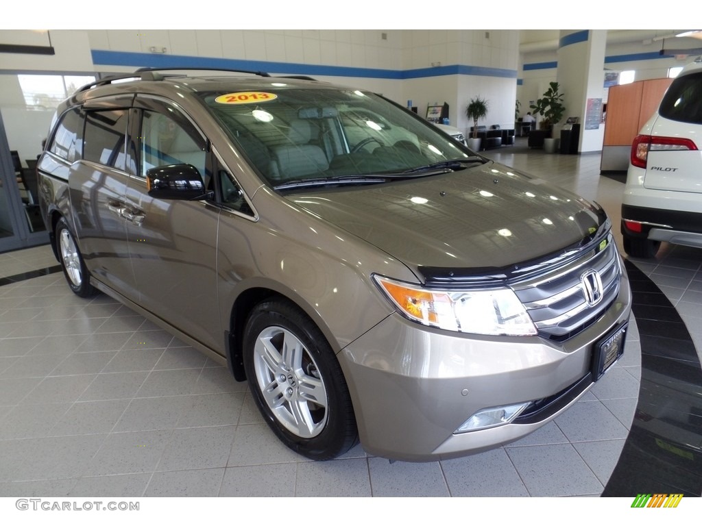 2013 Odyssey Touring - Mocha Metallic / Beige photo #3