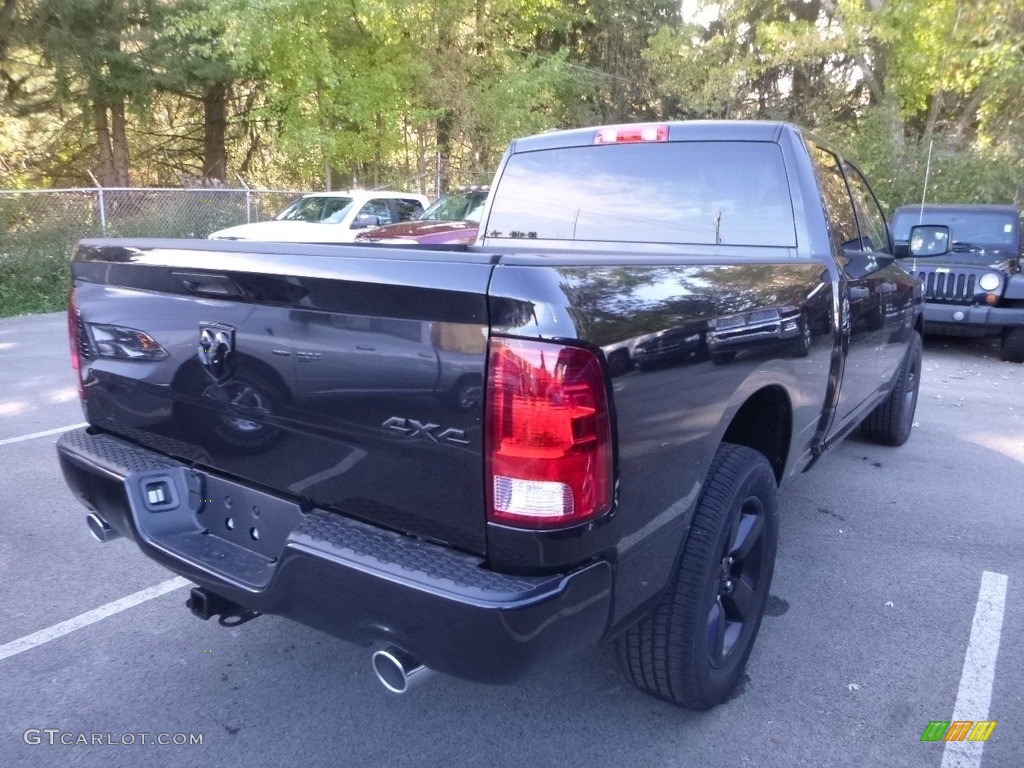 2019 1500 Classic Express Quad Cab 4x4 - Brilliant Black Crystal Pearl / Black photo #5
