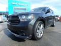 2013 Brilliant Black Crystal Pearl Dodge Durango R/T AWD  photo #2