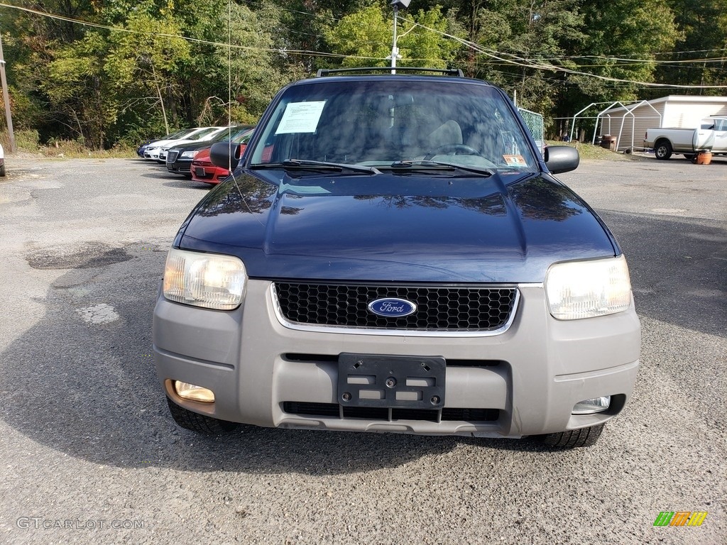 2002 Escape XLT V6 - True Blue Metallic / Medium Graphite photo #2