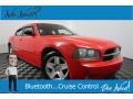 2007 Inferno Red Crystal Pearl Dodge Charger SE #130025753