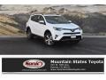 2018 Super White Toyota RAV4 XLE  photo #1