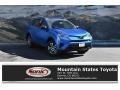 2018 Electric Storm Blue Toyota RAV4 LE  photo #1