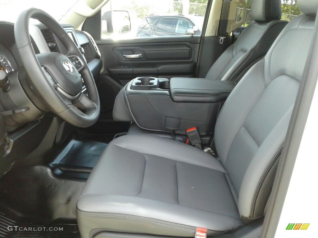 Black/Diesel Gray Interior 2019 Ram 1500 Tradesman Quad Cab 4x4 Photo #130042615