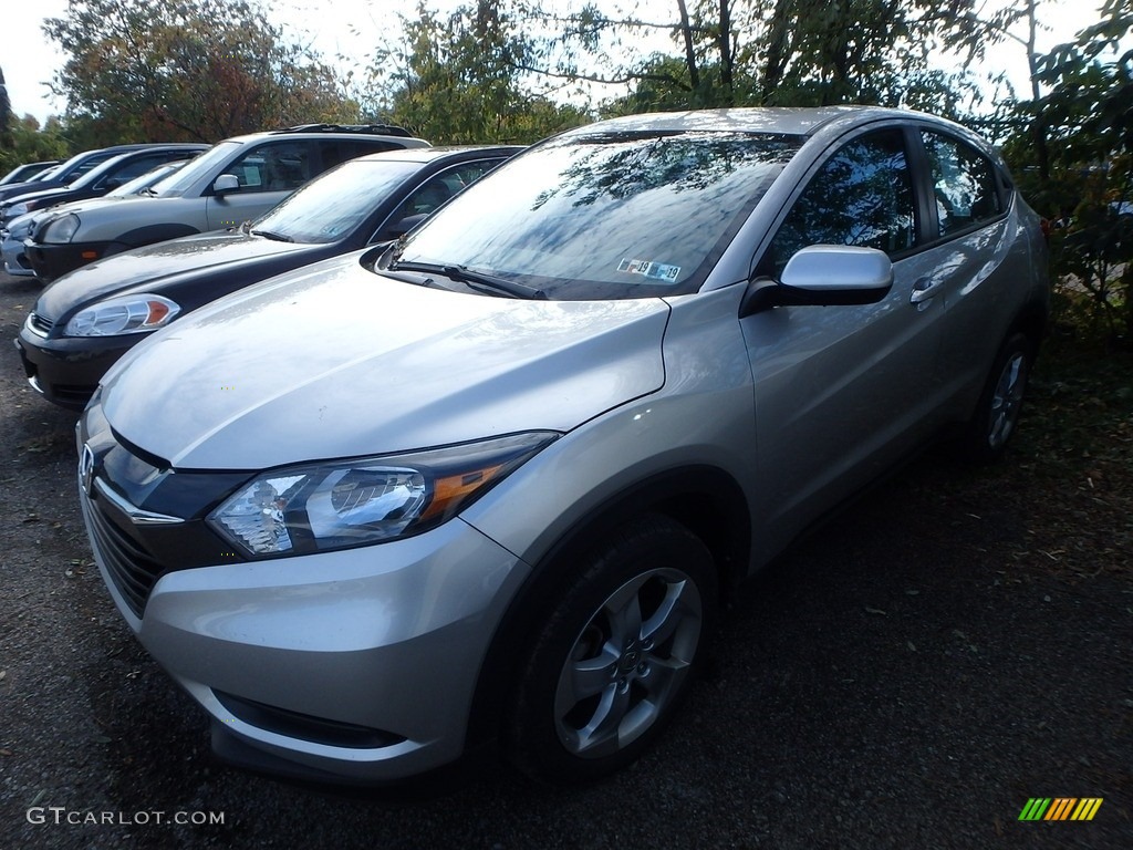 2016 HR-V LX AWD - Alabaster Silver Metallic / Black photo #1