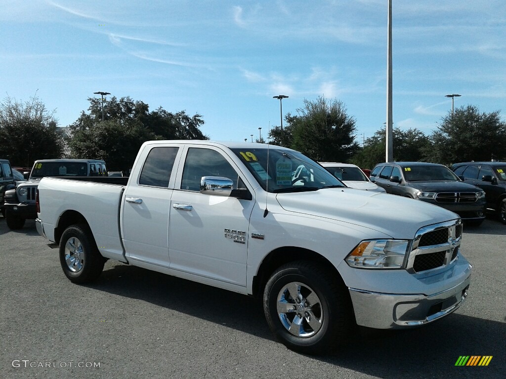 Bright White 2019 Ram 1500 Classic Tradesman Quad Cab Exterior Photo #130043161