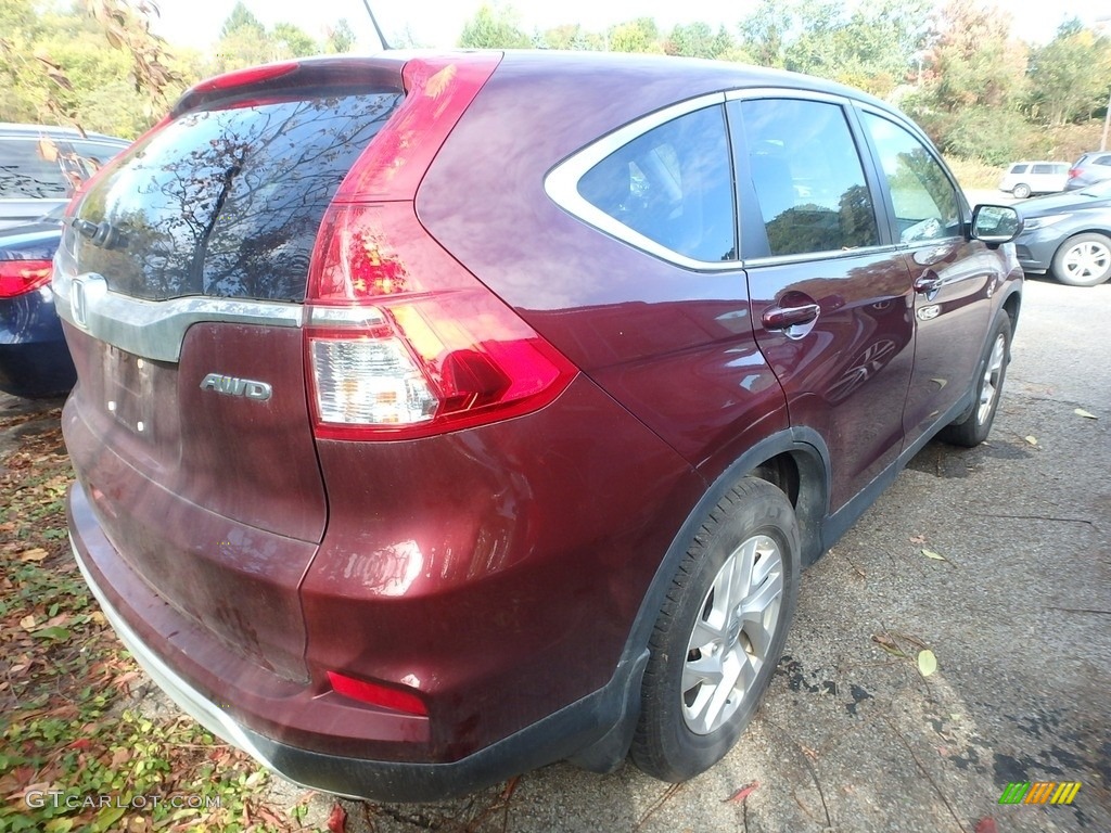 2016 CR-V EX AWD - Basque Red Pearl II / Beige photo #3