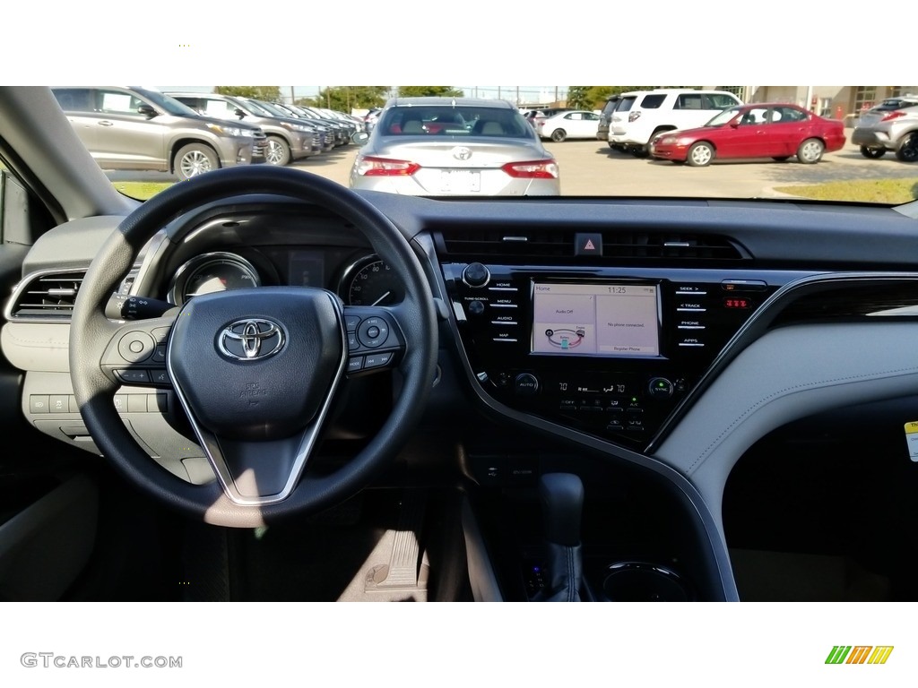 2019 Toyota Camry Hybrid LE Black Dashboard Photo #130043557
