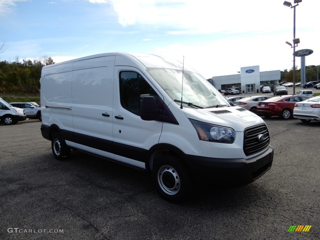 2019 Transit Van 250 MR Long - Oxford White / Pewter photo #1