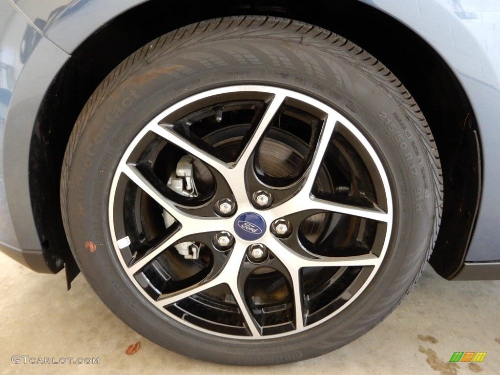 2018 Focus SEL Sedan - Blue Metallic / Charcoal Black photo #6