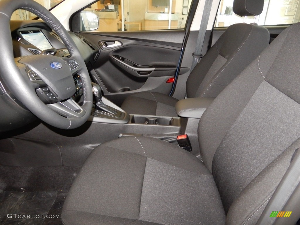 2018 Focus SEL Sedan - Blue Metallic / Charcoal Black photo #7