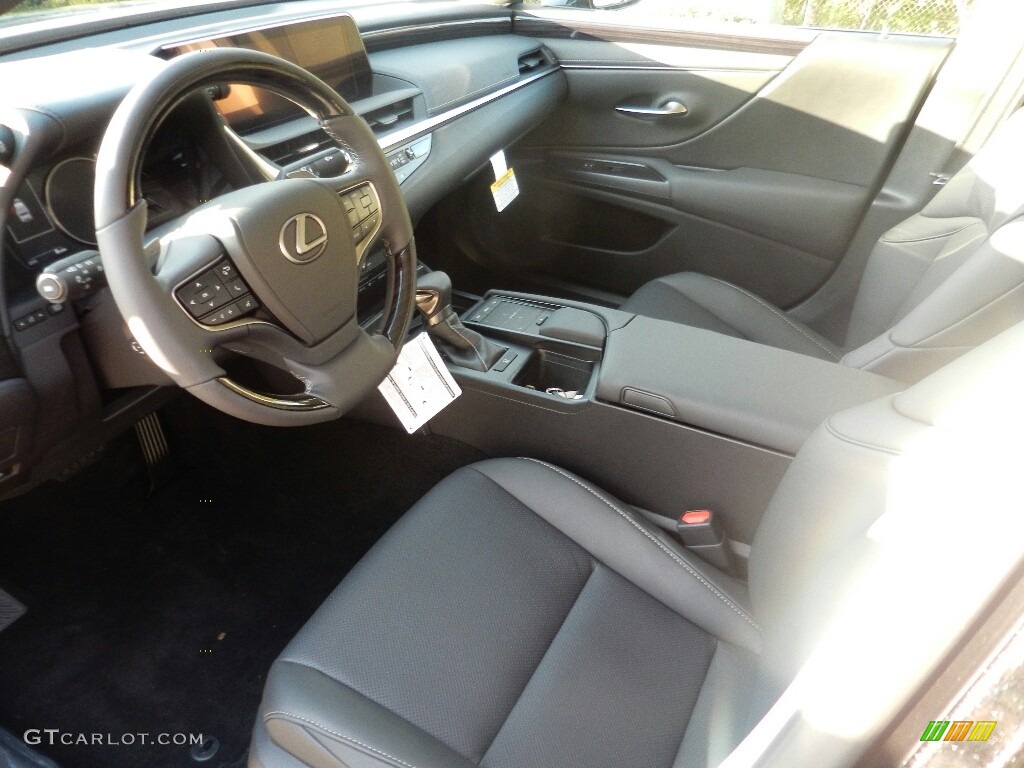 Black Interior 2019 Lexus ES 350 Photo #130044679