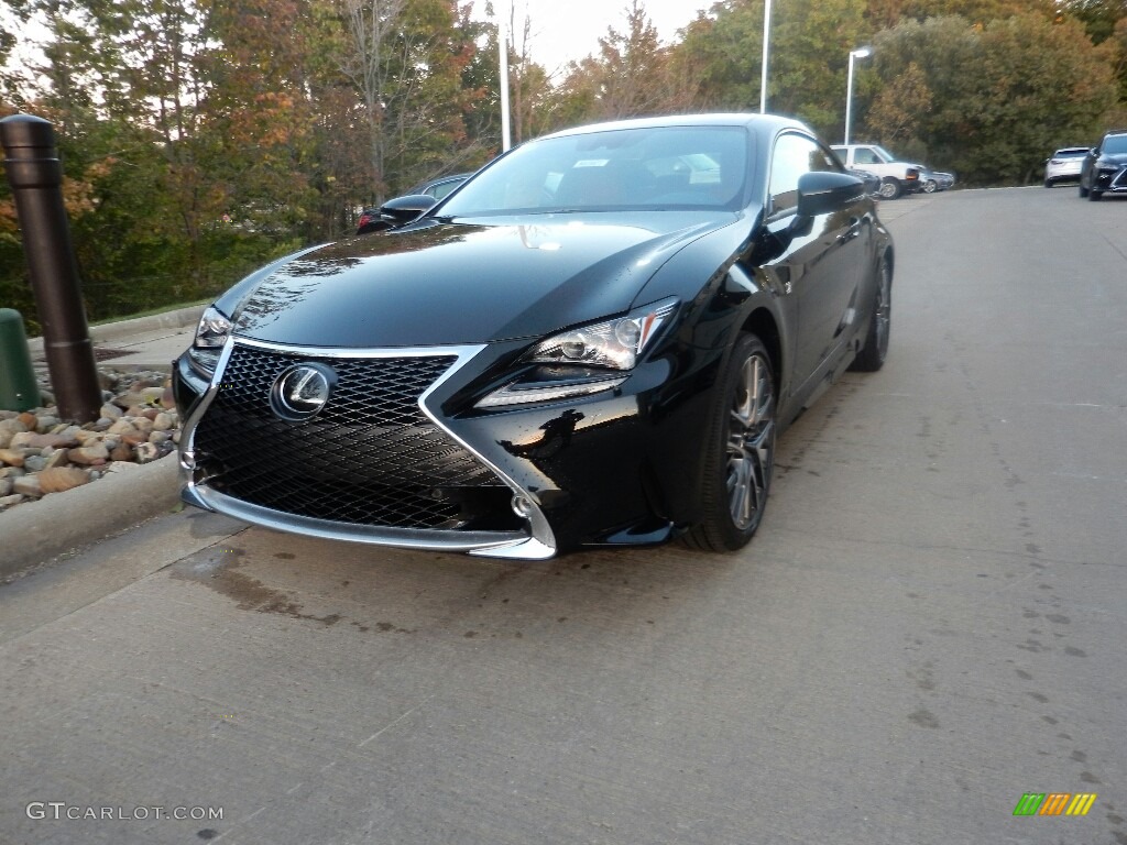 Obsidian 2018 Lexus RC 300 F Sport AWD Exterior Photo #130044979
