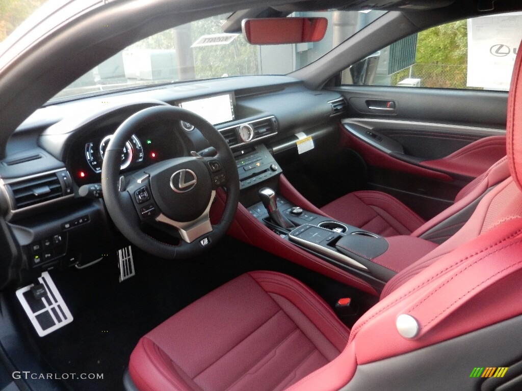 Rioja Red Interior 2018 Lexus RC 300 F Sport AWD Photo #130044997