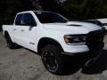 2019 Bright White Ram 1500 Rebel Quad Cab 4x4  photo #7