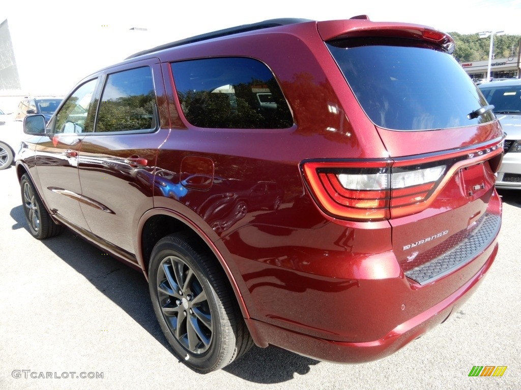 2018 Durango GT AWD - Octane Red Pearl / Light Frost Beige/Black photo #3