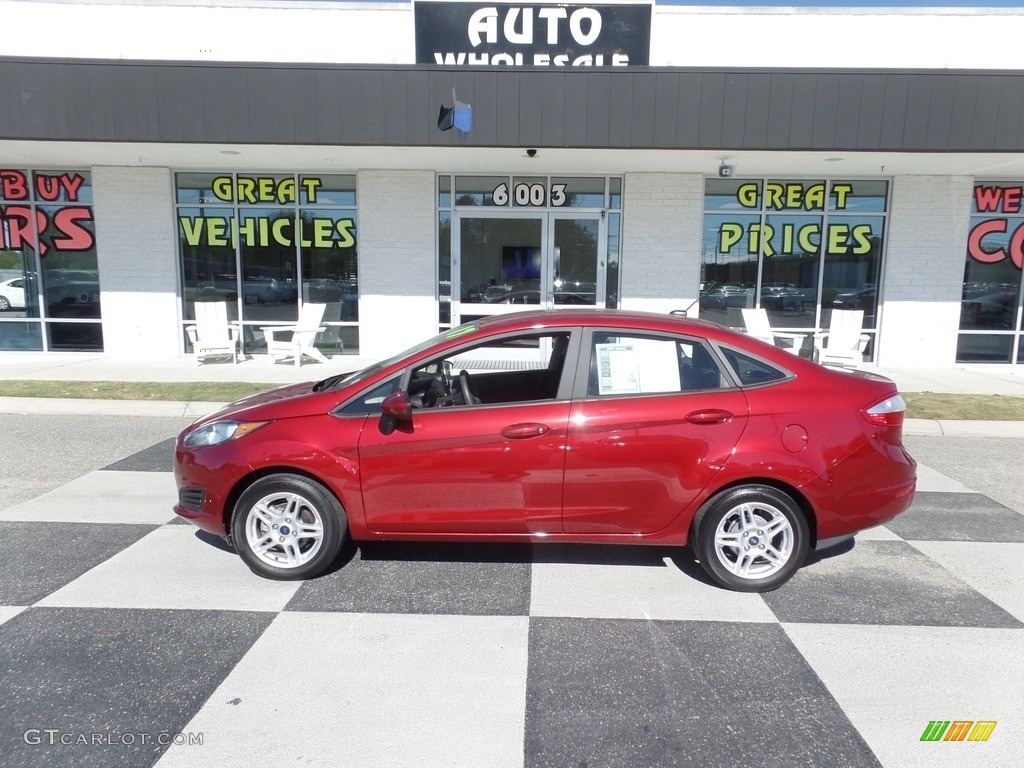 2017 Fiesta SE Sedan - Chrome Copper / Charcoal Black photo #1