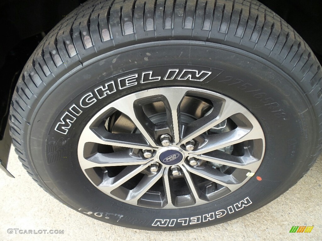 2018 F150 XLT SuperCrew 4x4 - Ingot Silver / Black photo #3