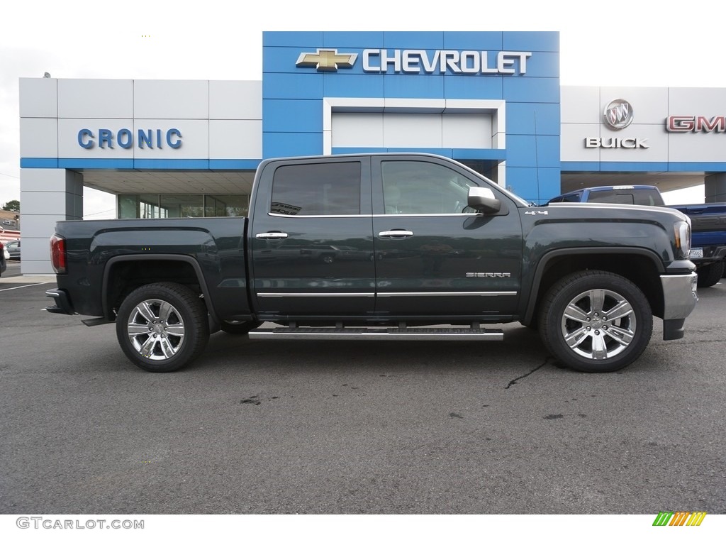 2018 Sierra 1500 SLT Crew Cab 4WD - Dark Slate Metallic / Cocoa/­Dune photo #10