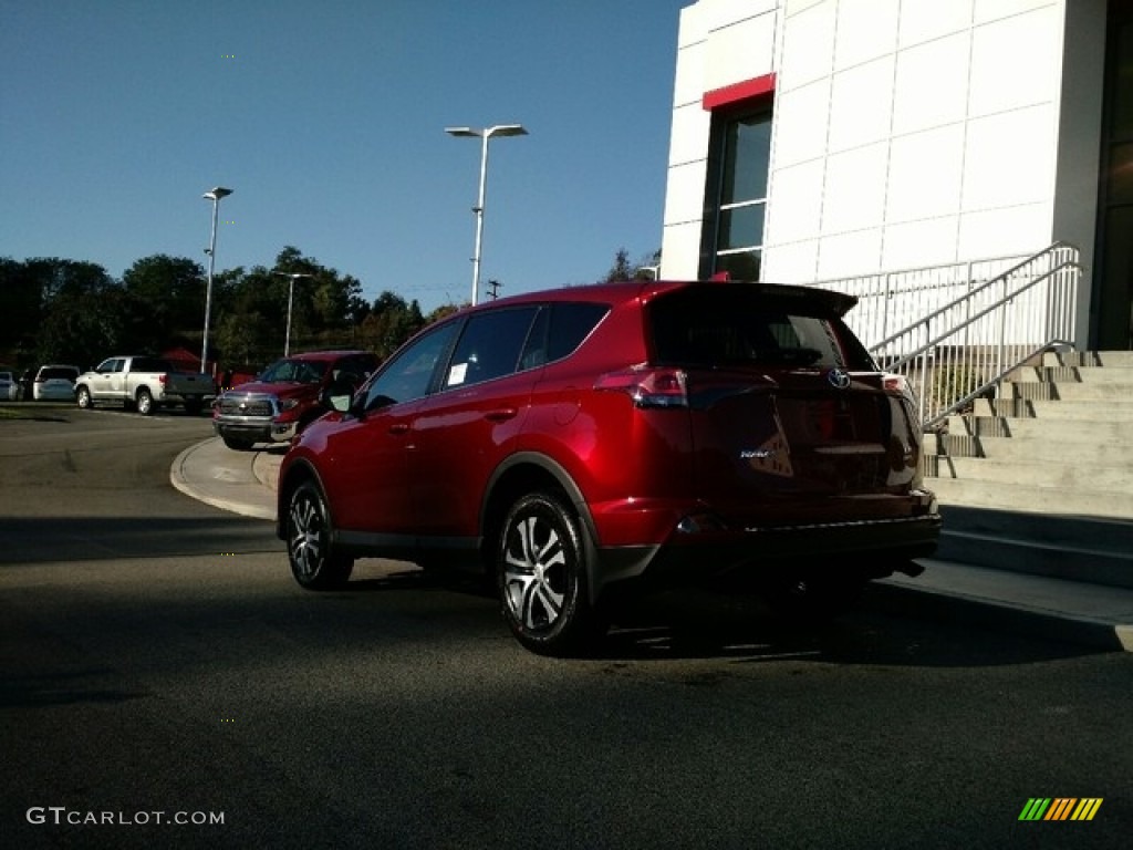 2018 RAV4 LE - Ruby Flare Pearl / Black photo #3