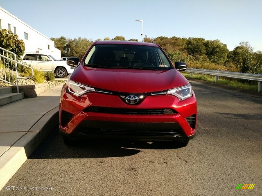 2018 RAV4 LE - Ruby Flare Pearl / Black photo #6