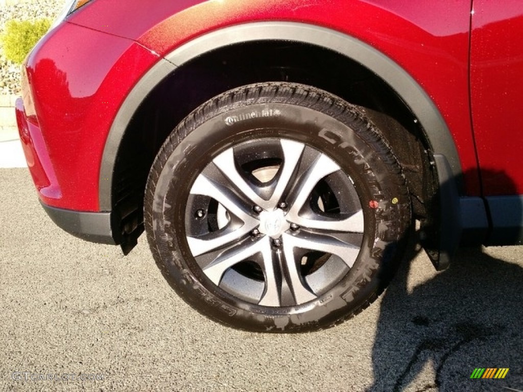 2018 RAV4 LE - Ruby Flare Pearl / Black photo #7