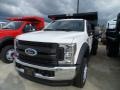 White 2019 Ford F550 Super Duty XL Regular Cab 4x4 Dump Truck