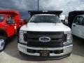 White - F550 Super Duty XL Regular Cab 4x4 Dump Truck Photo No. 2