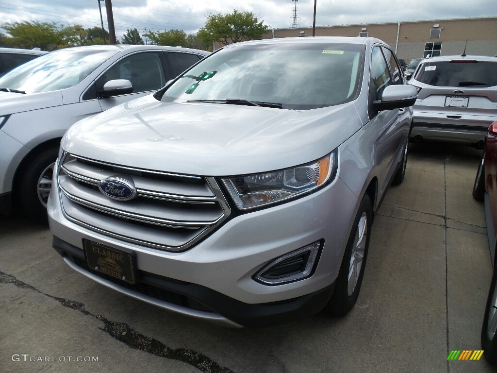 2018 Edge SEL AWD - Ingot Silver / Ebony photo #1