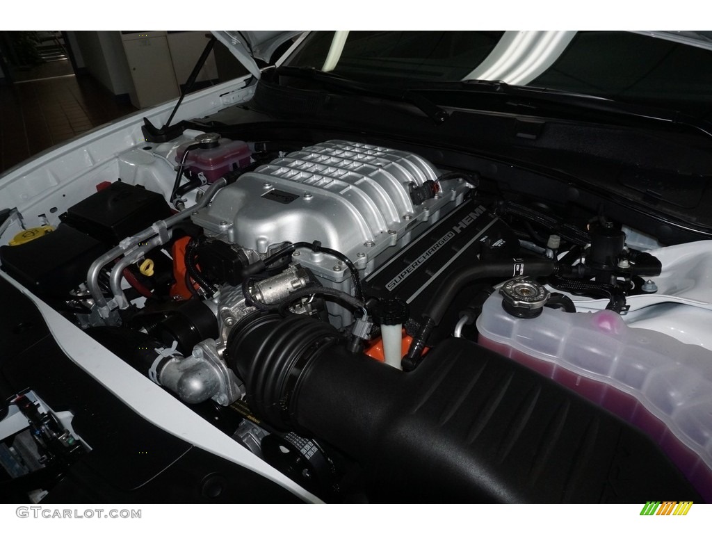 2019 Dodge Charger SRT Hellcat 6.2 Liter Supercharged HEMI OHV 16-Valve VVT V8 Engine Photo #130054070