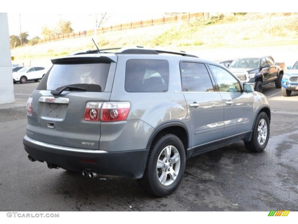 2008 Acadia SLT AWD - Blue-Gold Crystal Metallic / Light Titanium photo #6