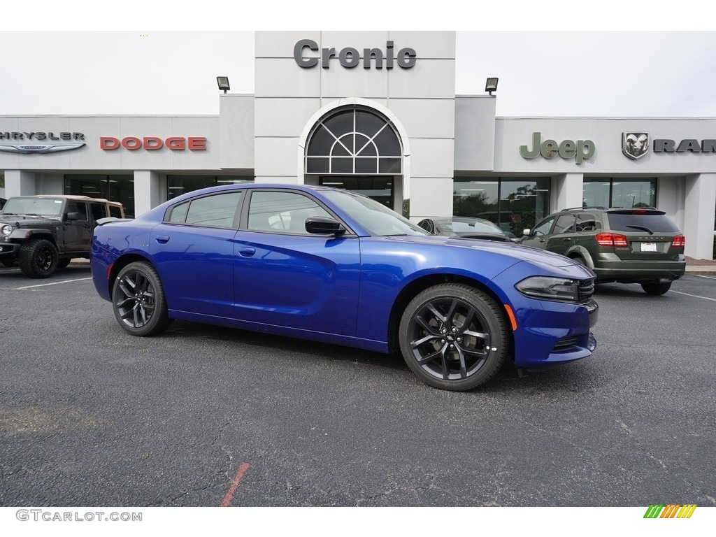 Indigo Blue Dodge Charger