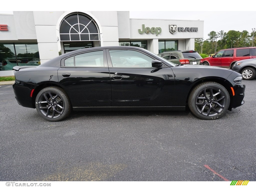 Pitch Black 2019 Dodge Charger SXT Exterior Photo #130054856