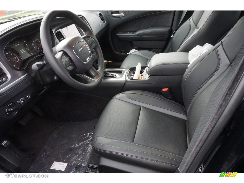 Black Interior 2019 Dodge Charger SXT Photo #130055111