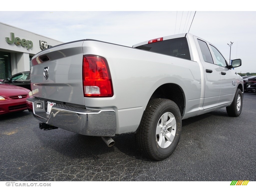 2019 1500 Tradesman Quad Cab 4x4 - Bright Silver Metallic / Black/Diesel Gray photo #12