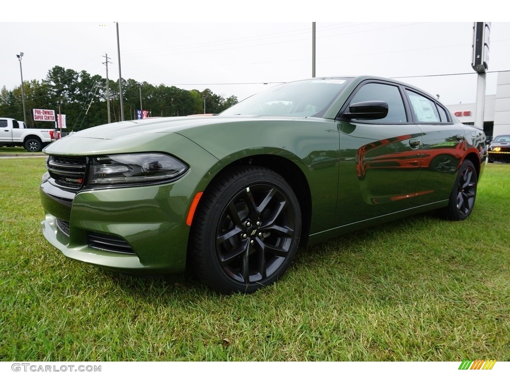 F8 Green 2019 Dodge Charger SXT Exterior Photo #130055726