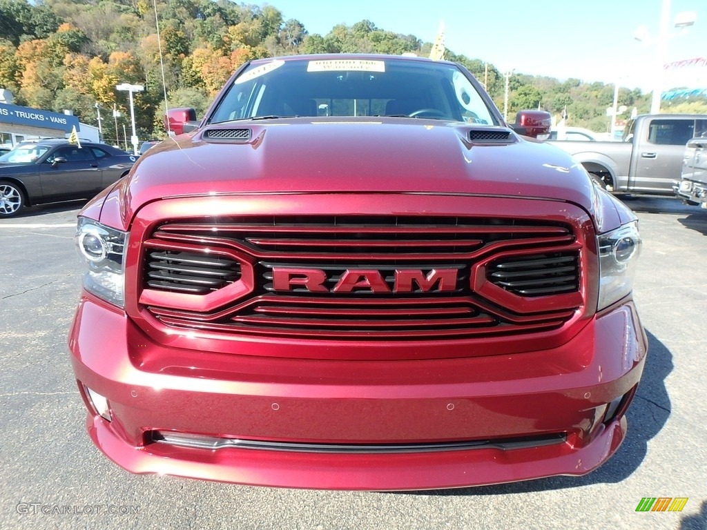 2018 1500 Sport Crew Cab 4x4 - Delmonico Red Pearl / Black photo #7