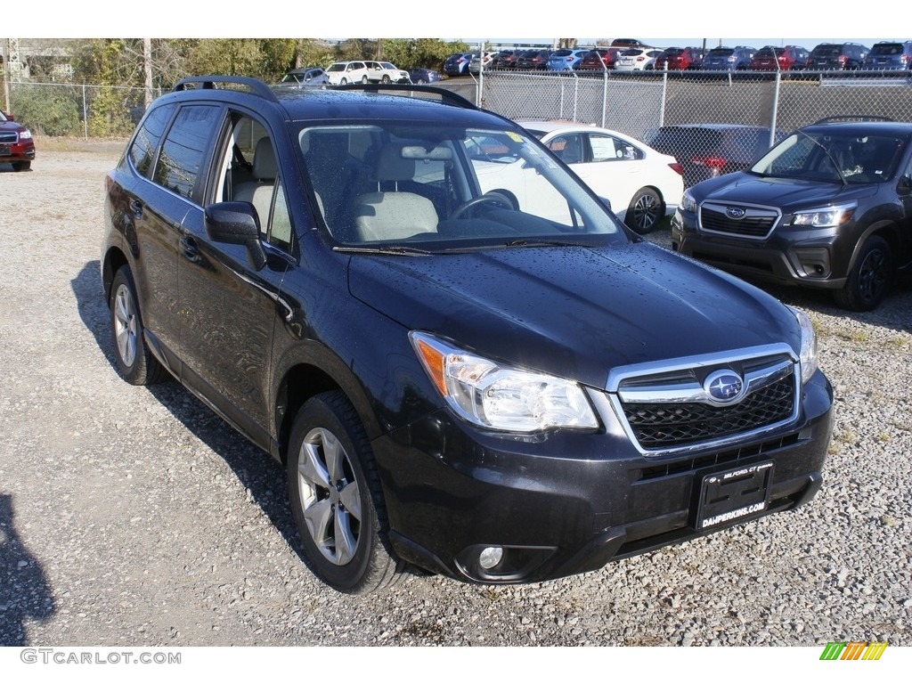 2016 Forester 2.5i Limited - Dark Gray Metallic / Gray photo #1