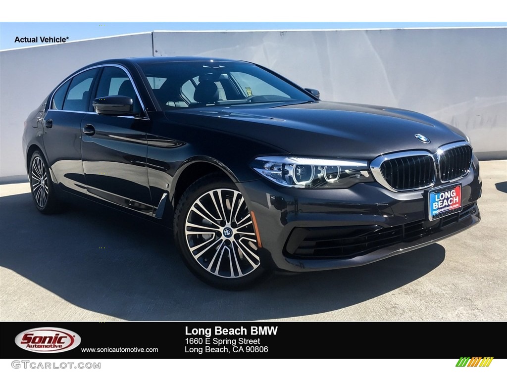 2019 5 Series 530e iPerformance Sedan - Dark Graphite Metallic / Black photo #1