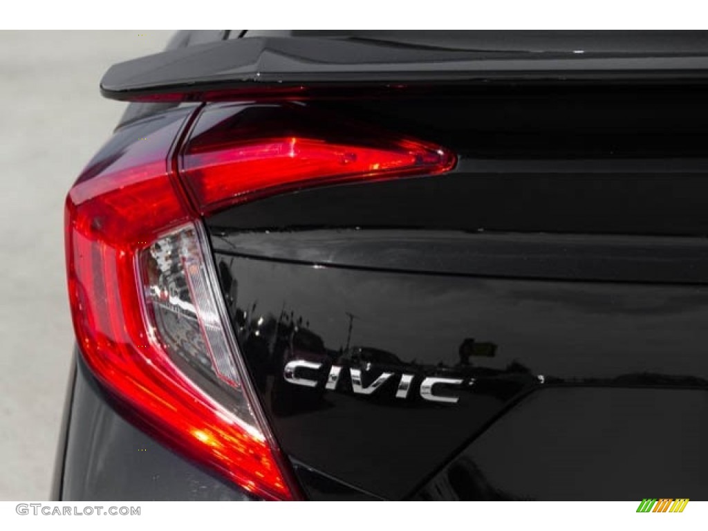 2018 Civic Si Sedan - Crystal Black Pearl / Black photo #11