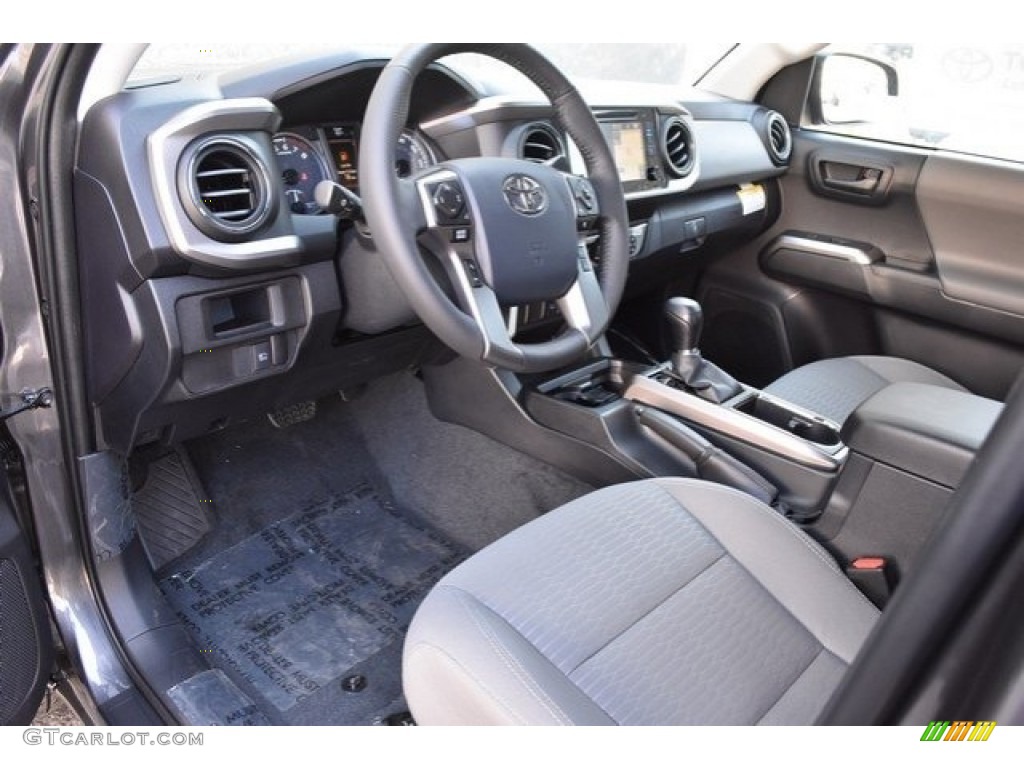 Cement Gray Interior 2019 Toyota Tacoma SR5 Access Cab 4x4 Photo #130061789