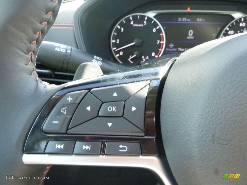 2019 Nissan Altima SR Charcoal Steering Wheel Photo #130061921