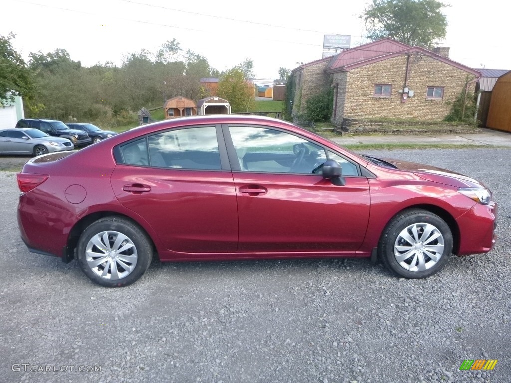 2019 Impreza 2.0i 4-Door - Crimson Red Pearl / Ivory photo #5