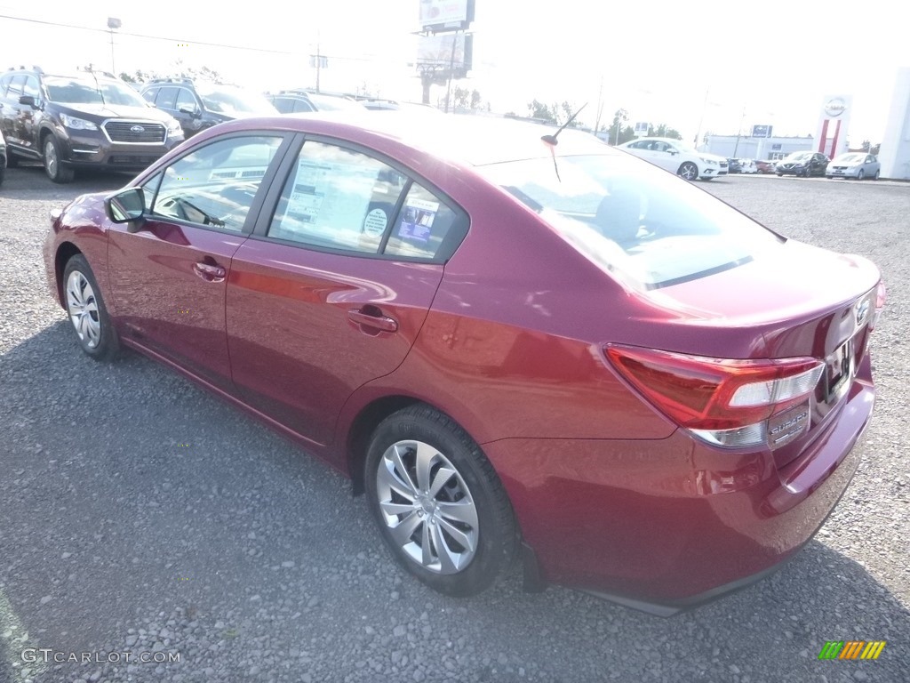 2019 Impreza 2.0i 4-Door - Crimson Red Pearl / Ivory photo #8