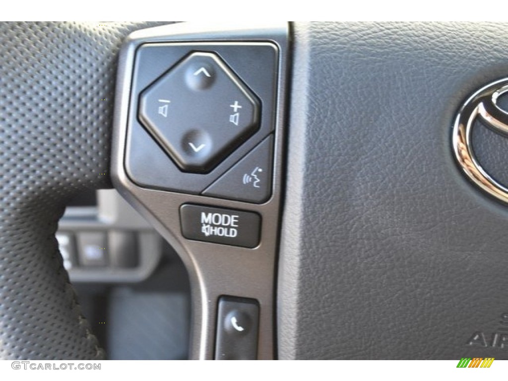 2019 Toyota Tacoma TRD Pro Double Cab 4x4 Cement Gray Steering Wheel Photo #130062641