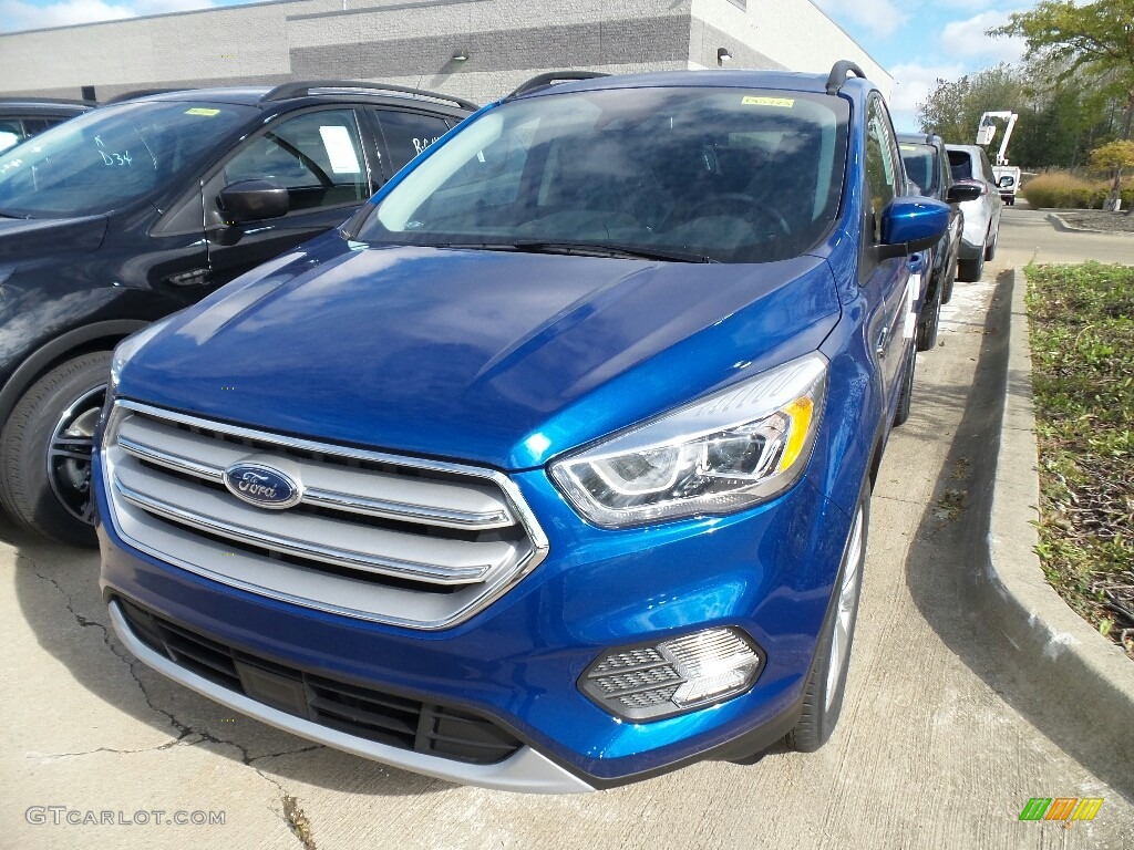 Lightning Blue 2019 Ford Escape SEL Exterior Photo #130064975