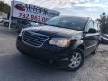 Brilliant Black Crystal Pearl 2009 Chrysler Town & Country Touring