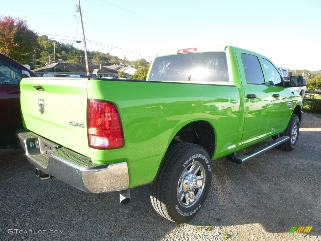 2018 2500 Tradesman Crew Cab 4x4 - Black Forest Green Pearl / Black/Diesel Gray photo #5