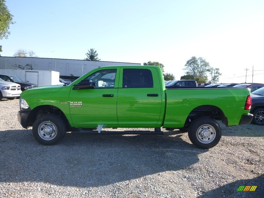 2018 2500 Tradesman Crew Cab 4x4 - Black Forest Green Pearl / Black/Diesel Gray photo #2